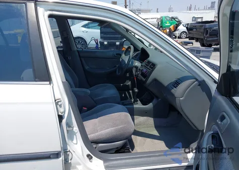 2000 Honda Civic Lx из США, поврежденный, VIN 1HGEJ6670YL001185